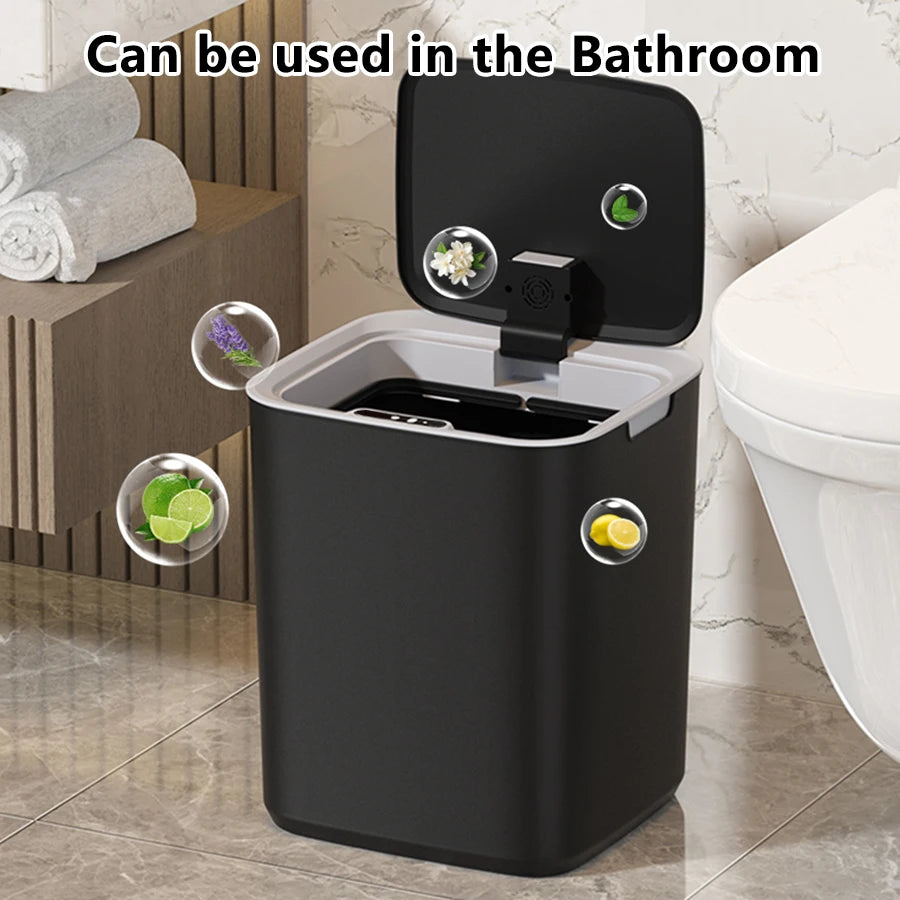 ONEKA Automatic Sensor Trash Can – Touchless Induction Bin Automatic Trash Can Axl
