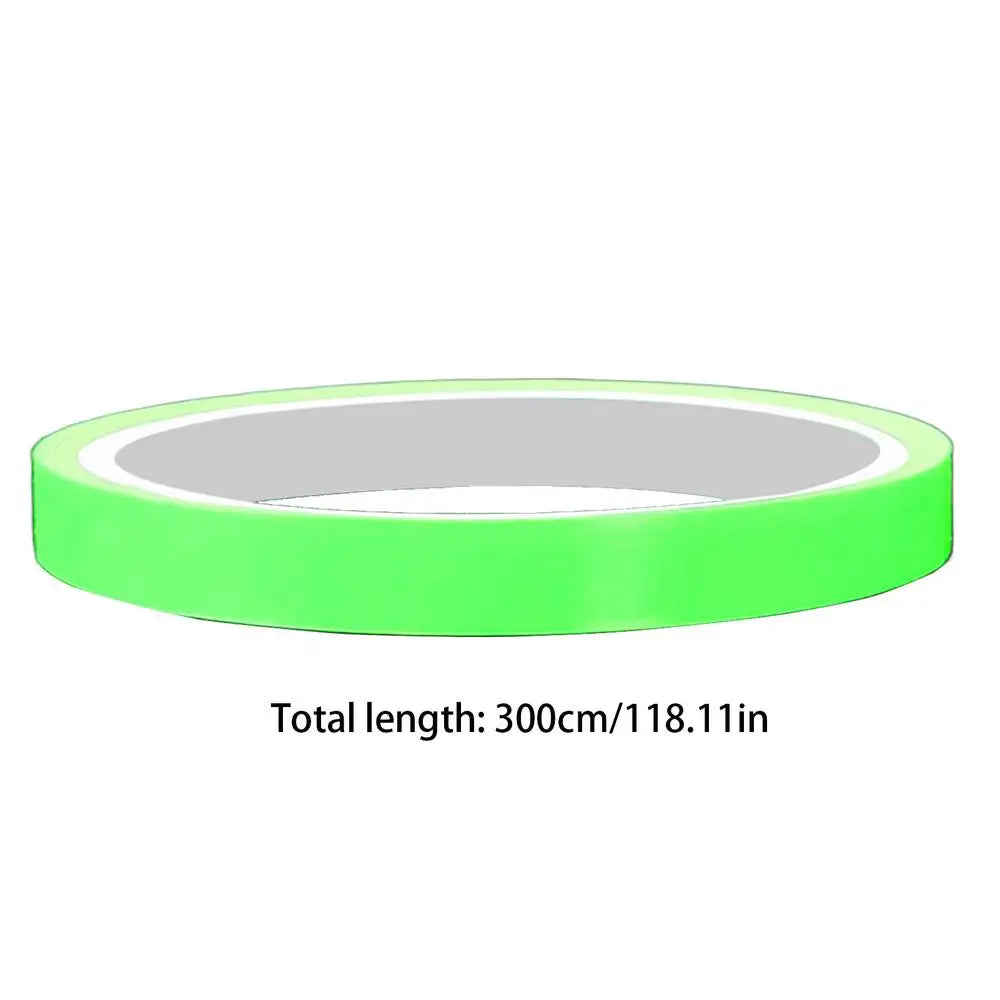 Glow-in-the-Dark Tape – Fluorescent Safety Tape for Stairs Glow Safety Tape Axl Green