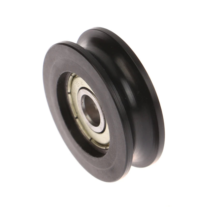 U Groove Roller Pulley Wheel – 626 Bearing for Sliding Doors Roller Pulley Wheel Axl