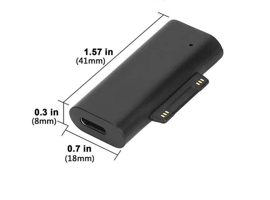 USB-C to Surface Magnetic Charger Cable – 45W PD Fast Charge Magnetic Charger Cable Axl
