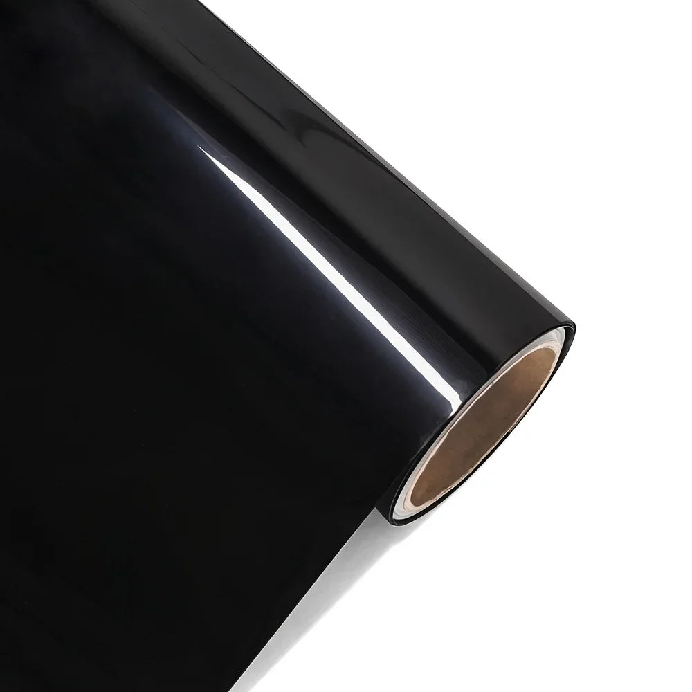 Glossy Black Car Vinyl Wrap Film – Bubble-Free Air Release Car Vinyl Wrap Film Axl