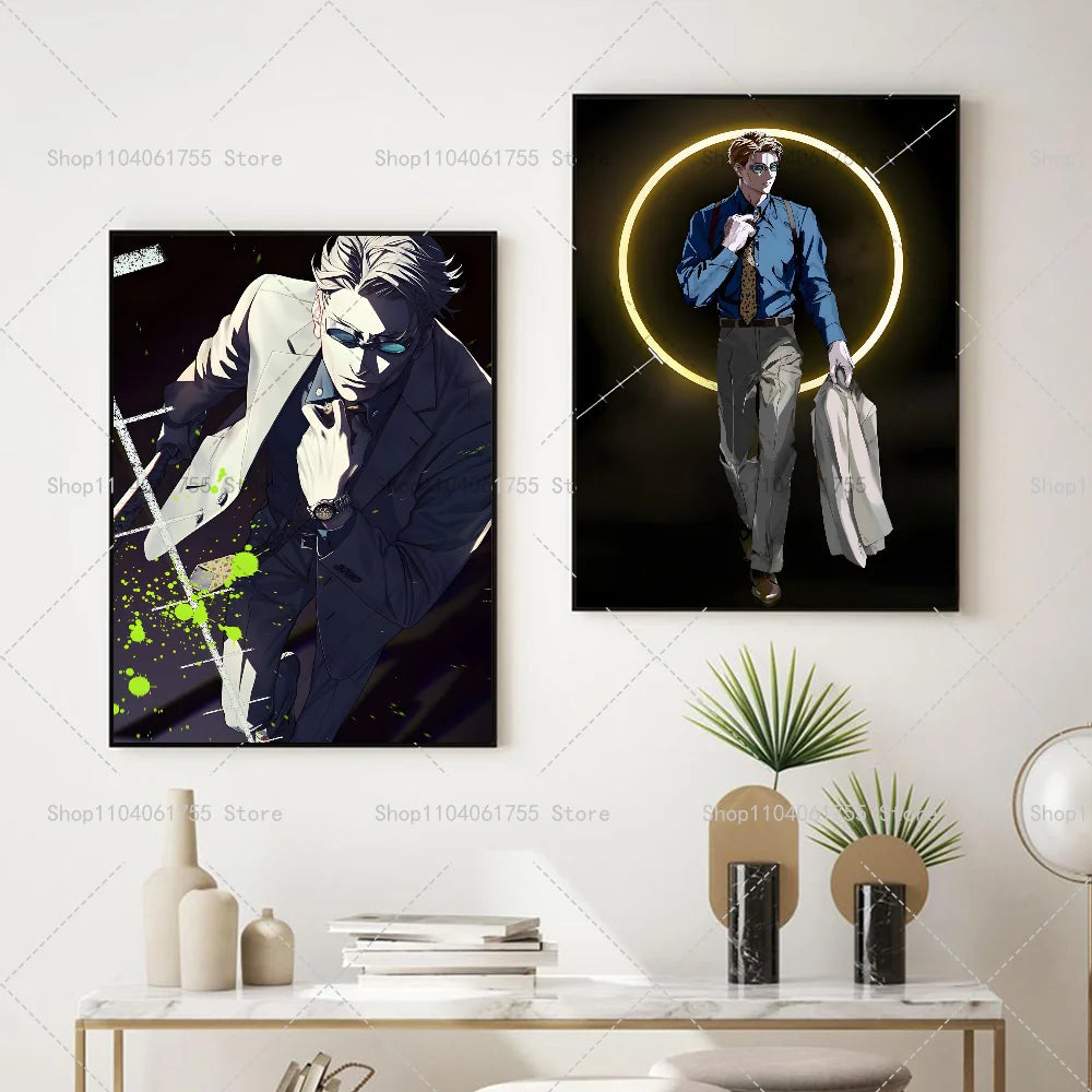 Jujutsu Kaisen Nanami Anime Poster – Waterproof Wall Sticker Art Anime Wall Poster Axl