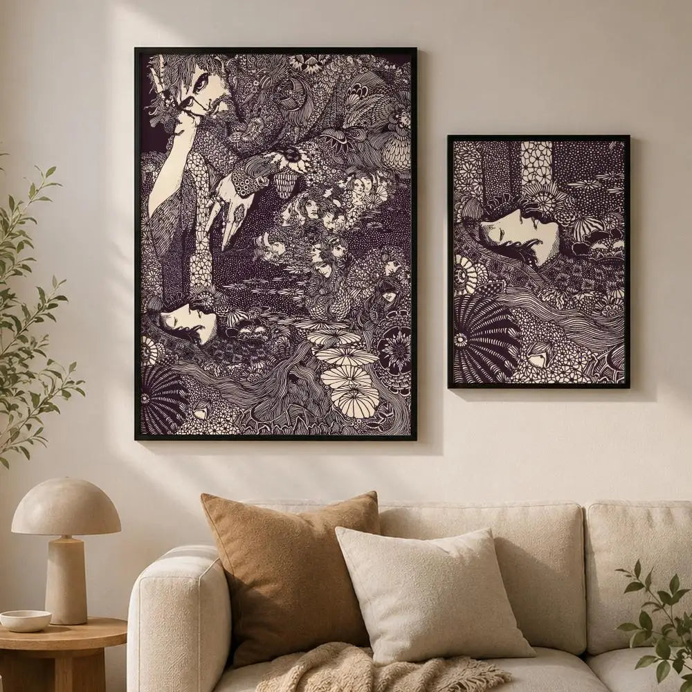 Harry Clarke Art Poster – Self-Adhesive Waterproof Wall Print Decorative Wall Poster Axl