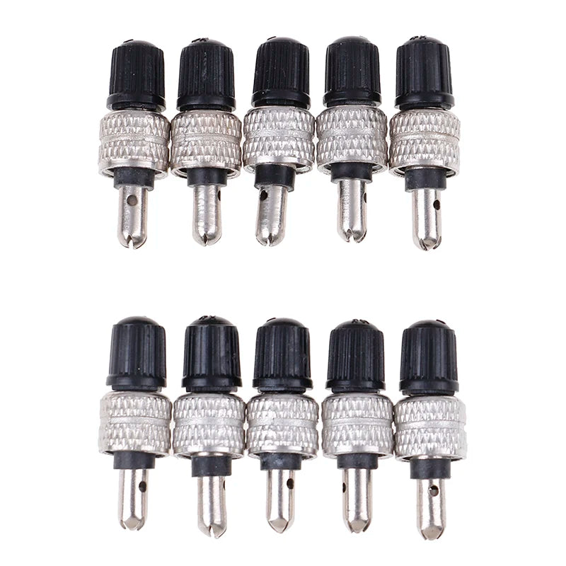 10-Pack Bike Tire Valve Core Replacement – Copper Tire Valve Core Kit Axl 10Pcs