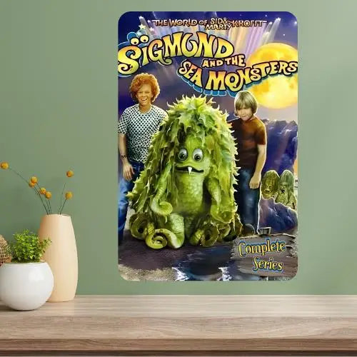 Sigmund & the Sea Monsters Retro Metal Poster Sign | 3 Sizes Metal Wall Sign Axl aluminum sign aluminum 20x30cm