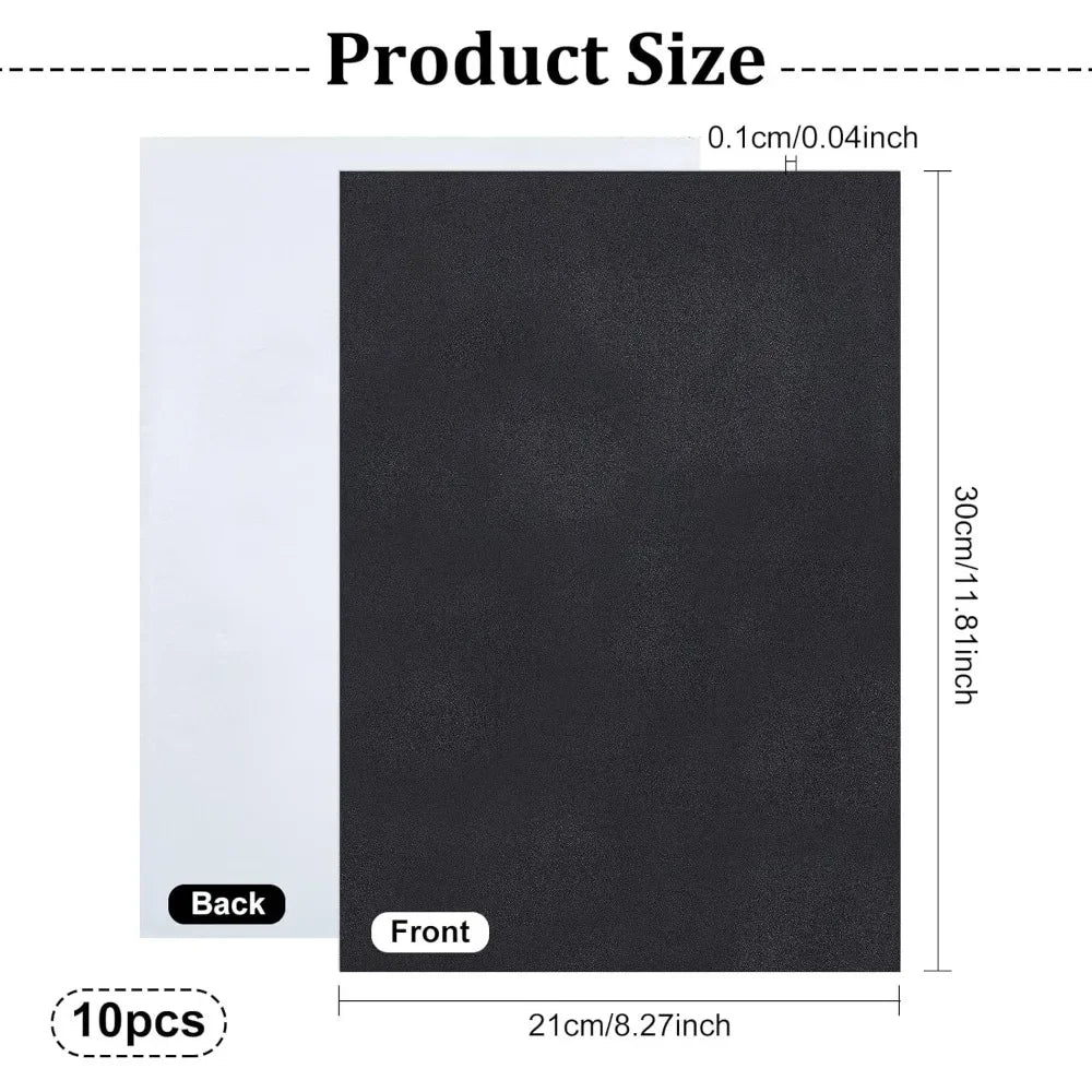 10PCS Self-Adhesive Black Foam Sheets 1mm | Craft & Protection Craft Foam Sheets Axl