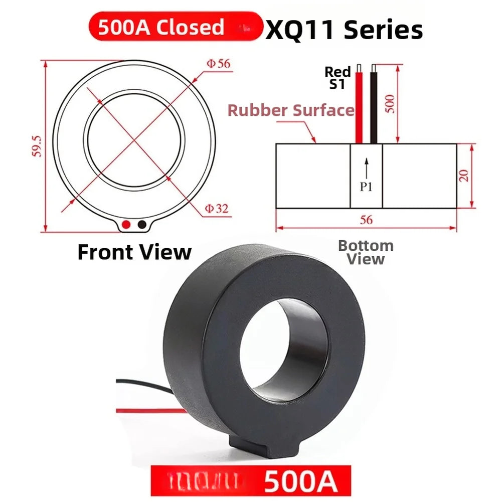 Closed-Core Current Transformer AC/DC 32A–500A | Axl Current Transformer Axl 500A China Mainland