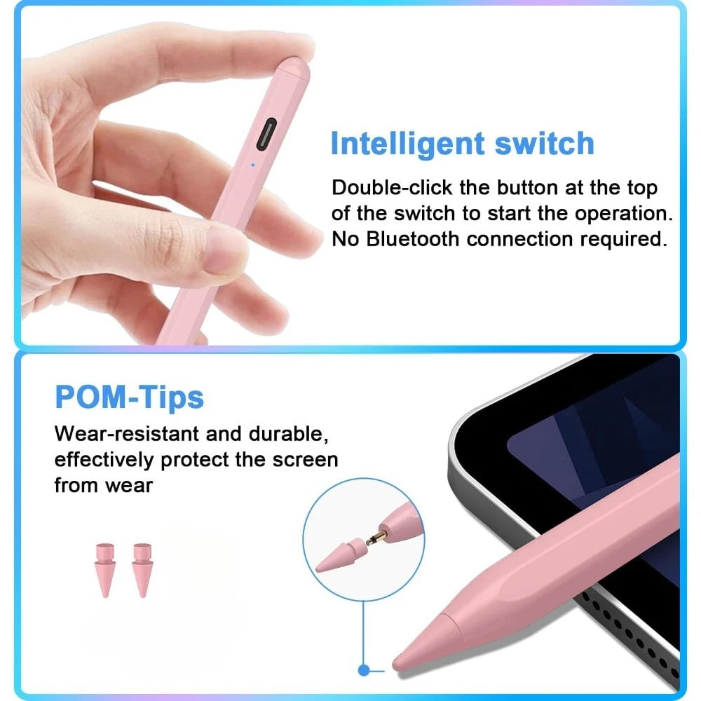 iPad Stylus Pen Type-C | Palm Rejection, 2018–2026 Models iPad Stylus Pen Axl