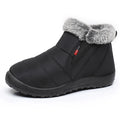Women's Fur-Lined Slip-On Ankle Snow Boots | Winter Warmth Winter Snow Boots Axl black 41