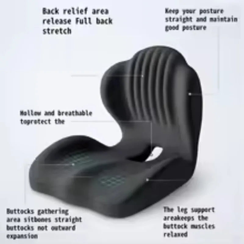 Memory Foam Lumbar Support Cushion – Office Chair & Car Seat Lumbar Support Cushion Axl
