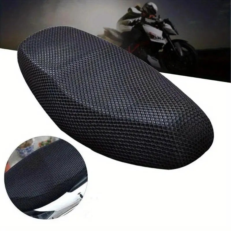 Mesh Motorcycle Seat Cover – Breathable Anti-Slip Cushion Motorcycle Seat Cover Axl