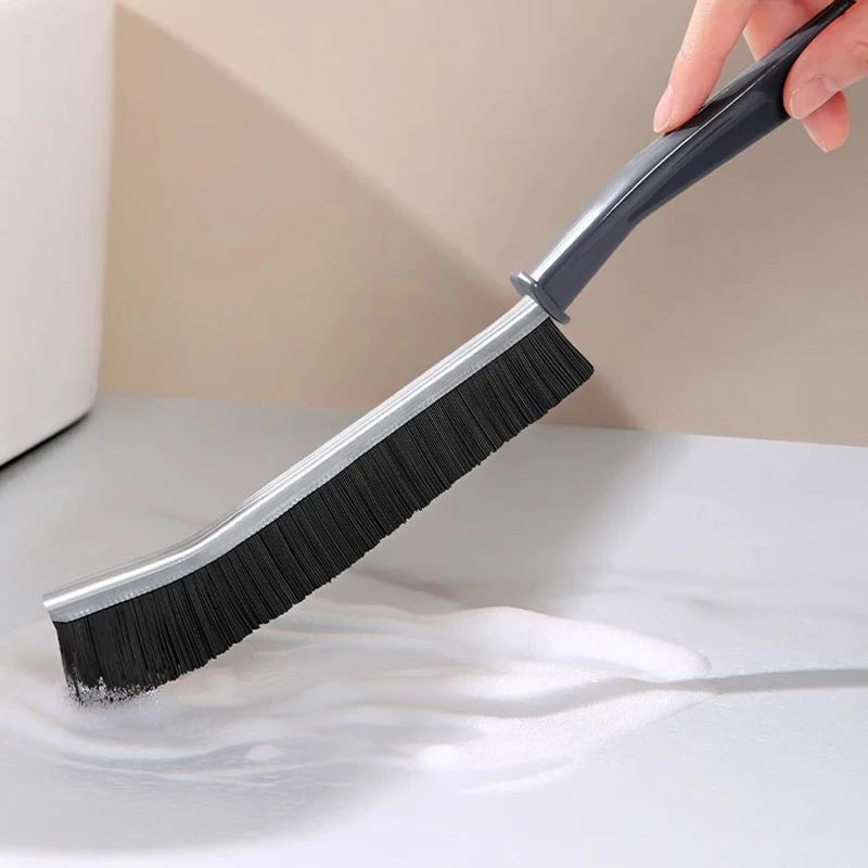 Tile Grout Cleaner Brush – Long Handle Nylon Scrub Brush Grout Cleaning Brush Axl