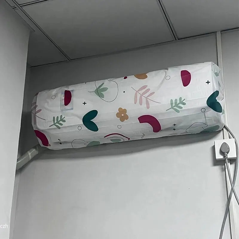 2-Pack Washable AC Wall Unit Dust Covers – Cartoon Print AC Dust Cover Axl