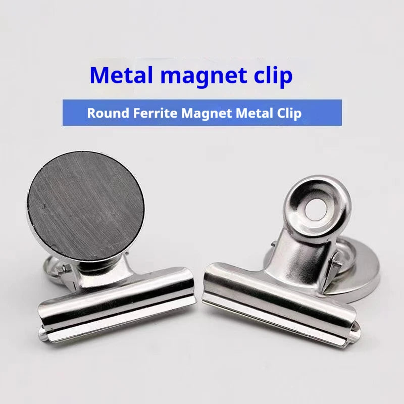 Round Magnetic Clips – Strong Metal Magnet Clips 5 or 10 Pcs Magnetic Clips Axl
