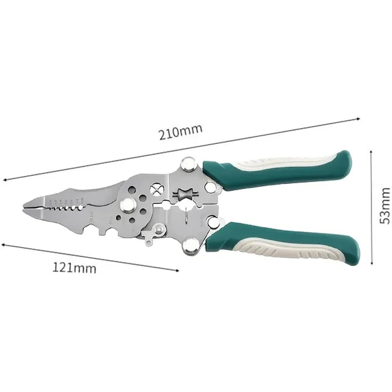 26-in-1 Foldable Wire Stripper Plier – Crimper & Cutter Tool Wire Stripper Plier Axl