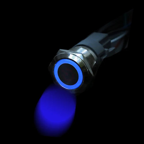Metal LED Push Button Switch Waterproof 12–22MM | Self-Lock Push Button Switch Axl