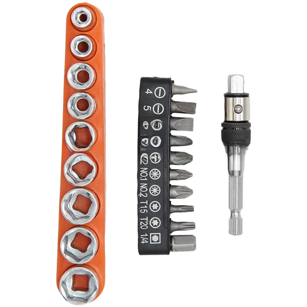 2-in-1 Socket Adapter & Bit Holder – 1/4" Quick-Lock Bar Bit Holder Adapter Axl set China Mainland