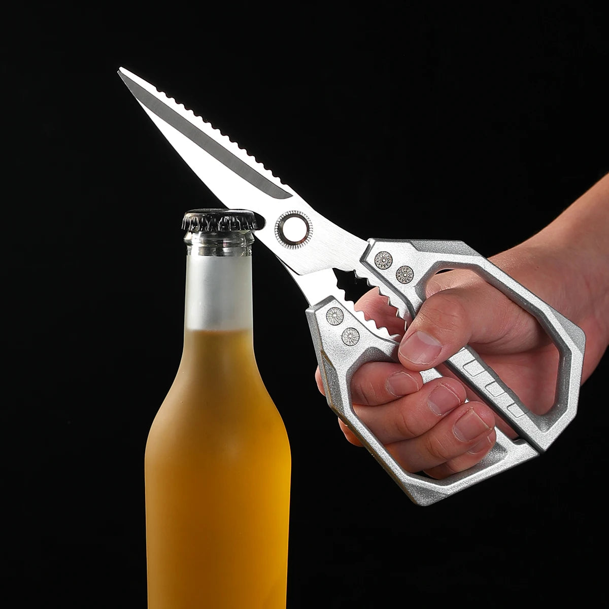 Stainless Steel Kitchen Shears – Heavy-Duty Meat & Poultry Scissors Kitchen Shears Axl