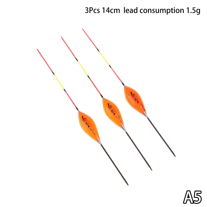 3-Pack High Sensitivity Fishing Floats – Plastic Bobbers Set Fishing Floats Axl A5
