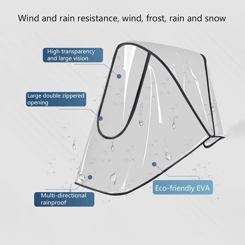 Baby Stroller Rain Cover – Waterproof Windshield Poncho Stroller Rain Cover Axl