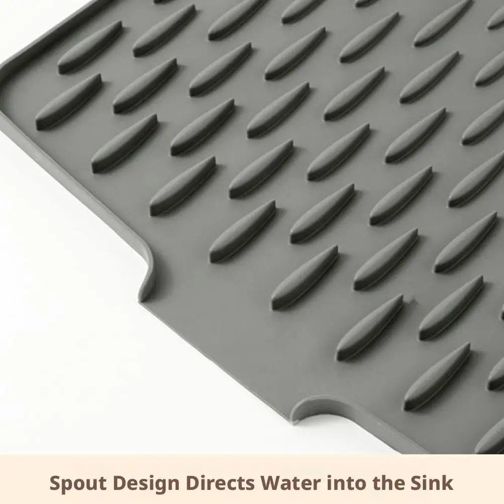 Silicone Drain Mat – Anti-Slip Heat-Resistant Kitchen Pad Silicone Drain Mat Axl