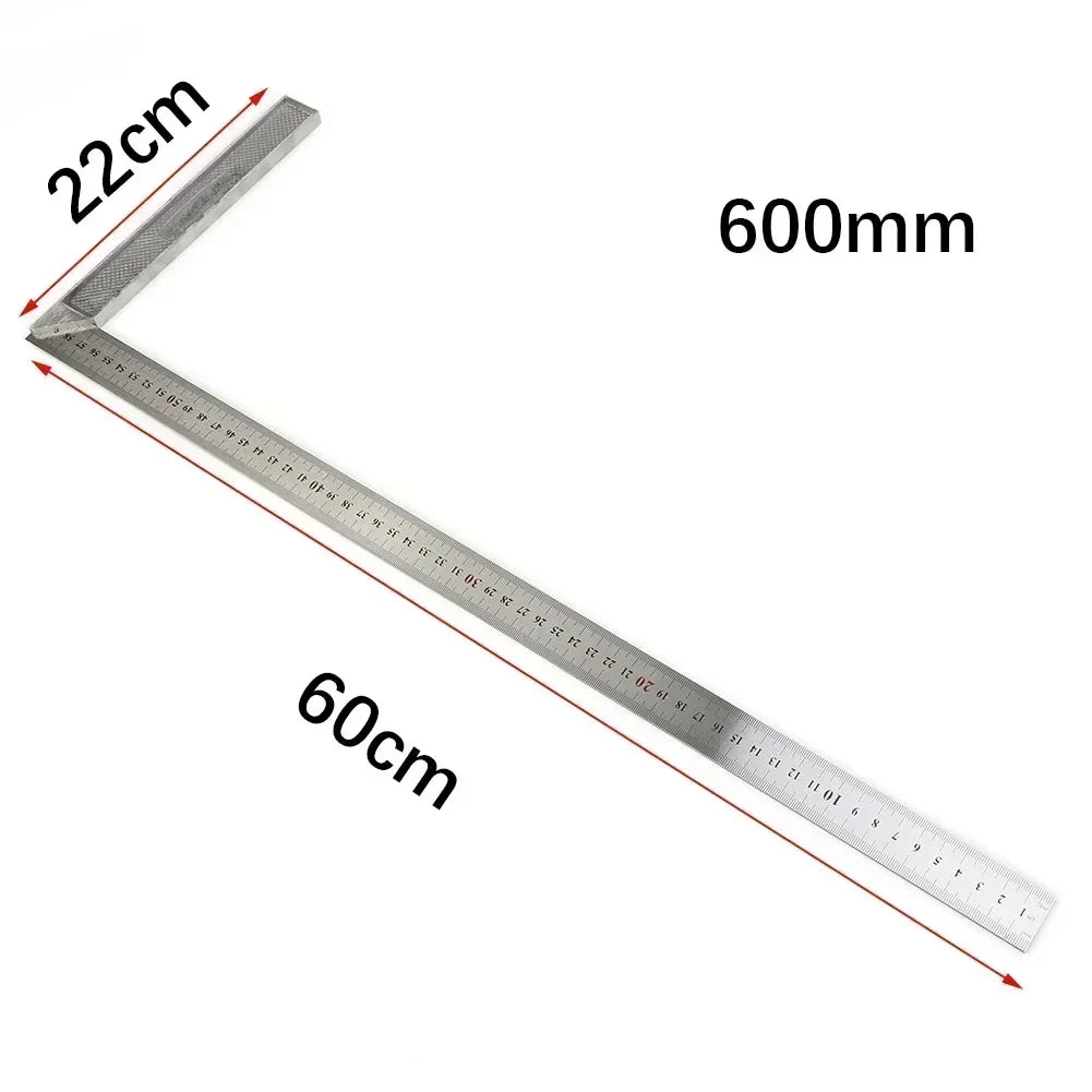 90° Aluminum Square Right Angle Ruler – Carpenter & Framing Tool Carpenter Square Ruler Axl