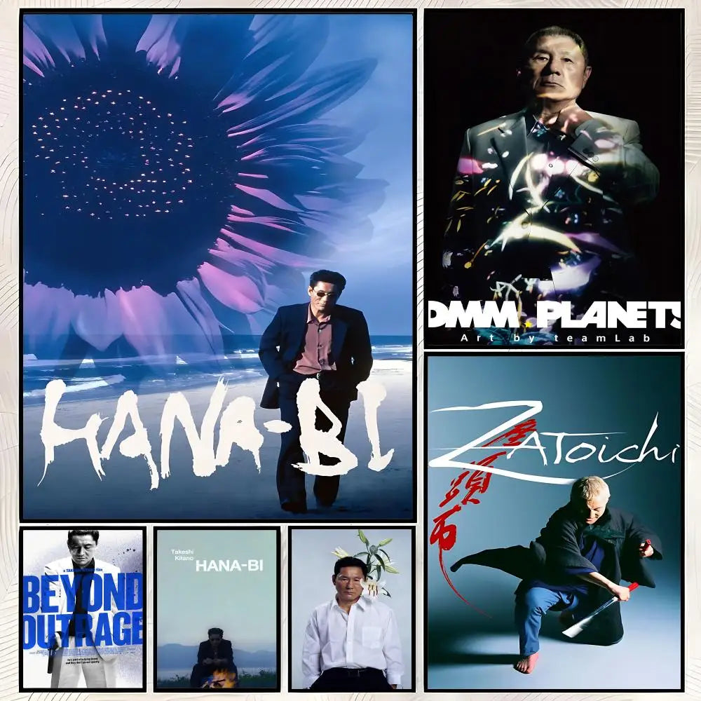 Takeshi Kitano HD Wall Art Poster – Self-Stick Waterproof Wall Art Poster Axl