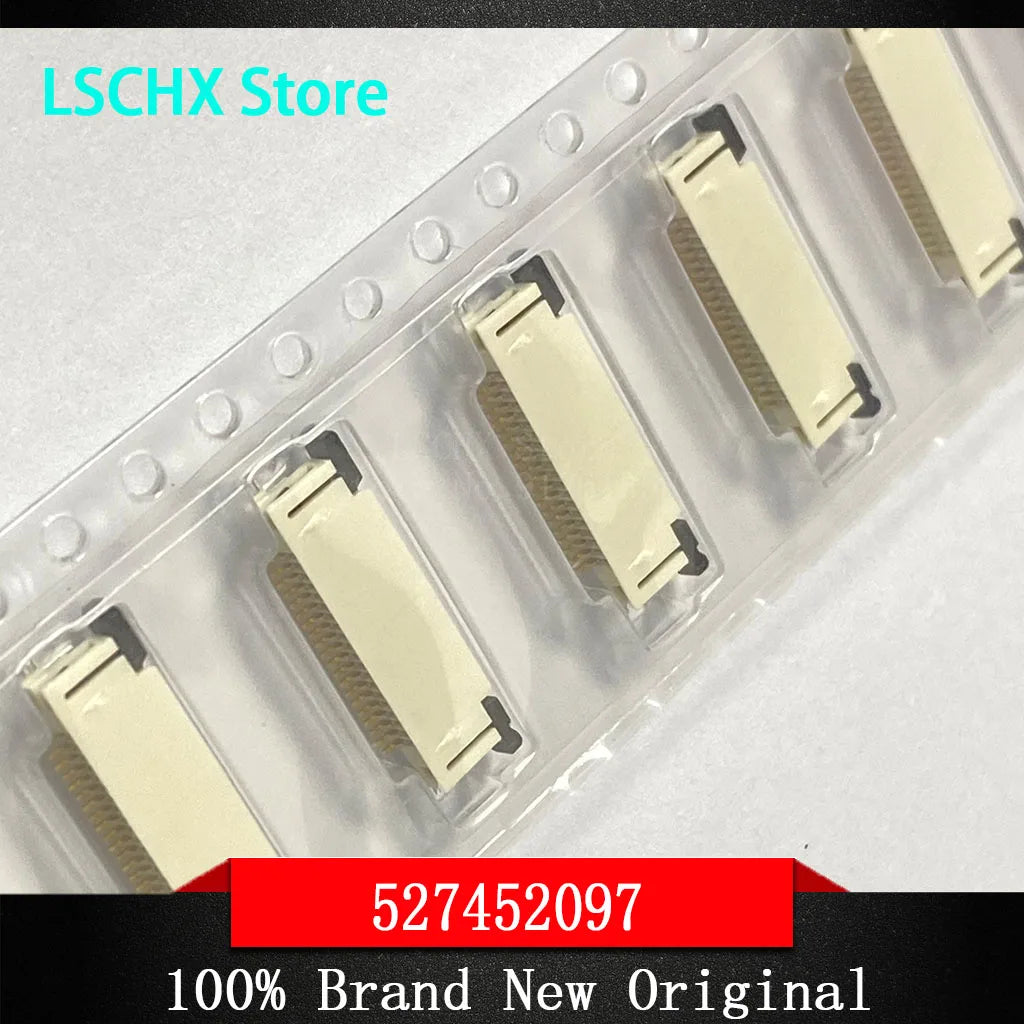 20pcs SMD SIM Card Connectors P=0.5mm Drawer Type 527452097 SMD SIM Connector Axl