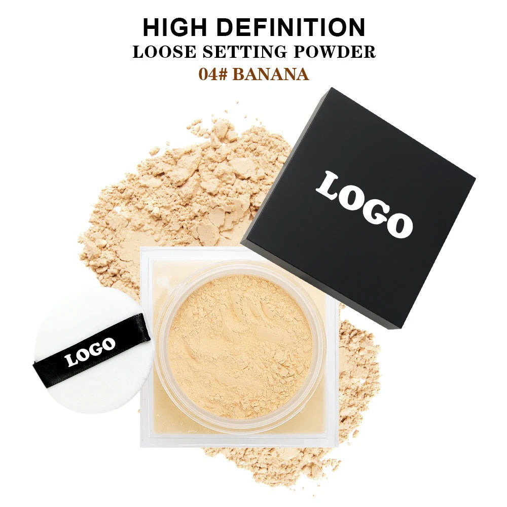 Vegan Loose Setting Powder – Oil Control Waterproof | Wholesale Loose Setting Powder Axl 04 20pcs with logo