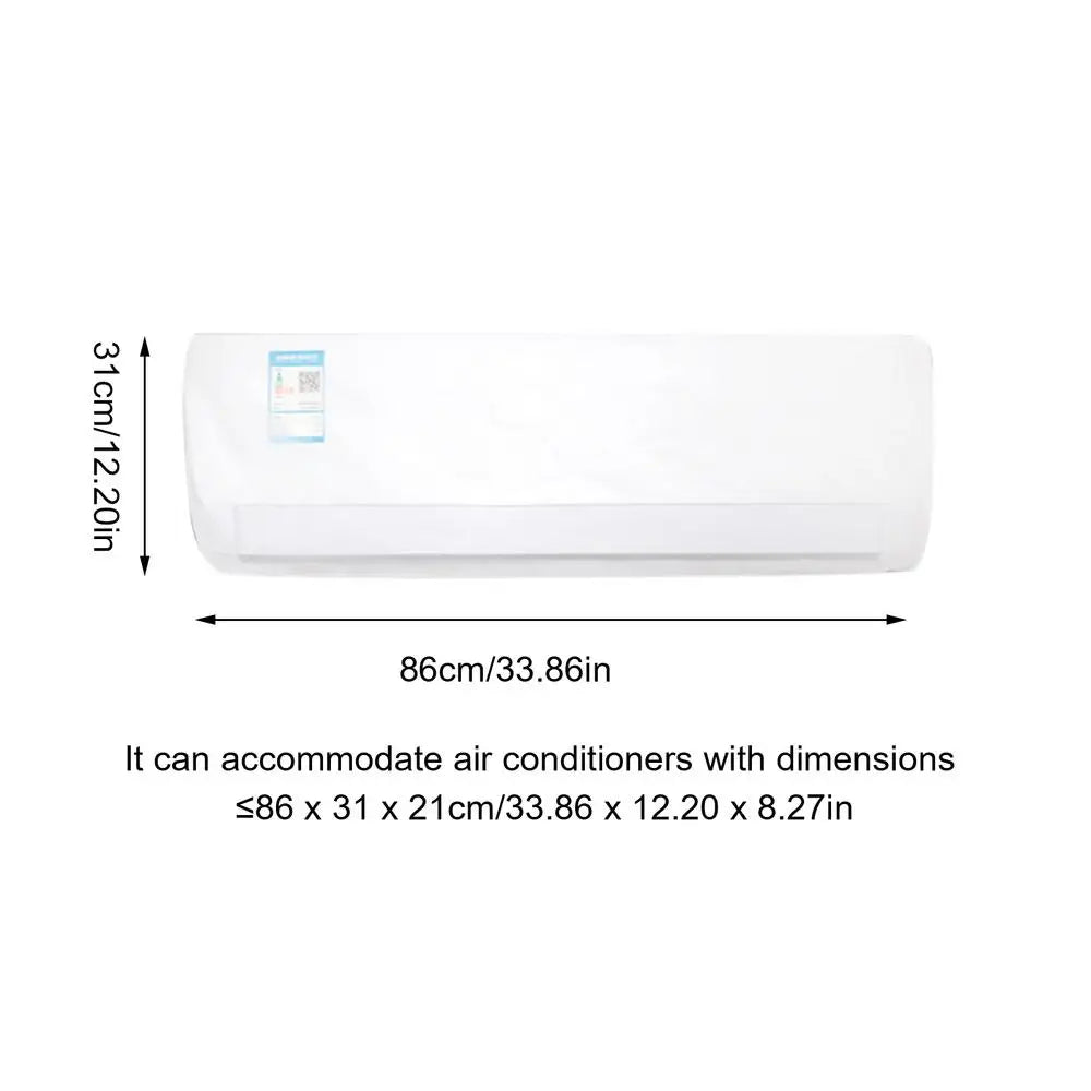 Wall Air Conditioner Dust Cover – PEVA Protective Cover AC Protective Cover Axl S