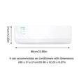 Wall Air Conditioner Dust Cover – PEVA Protective Cover AC Protective Cover Axl S