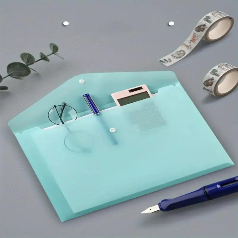 10-Pack A4 Waterproof Transparent PP Document File Pouches Document File Pouches Axl