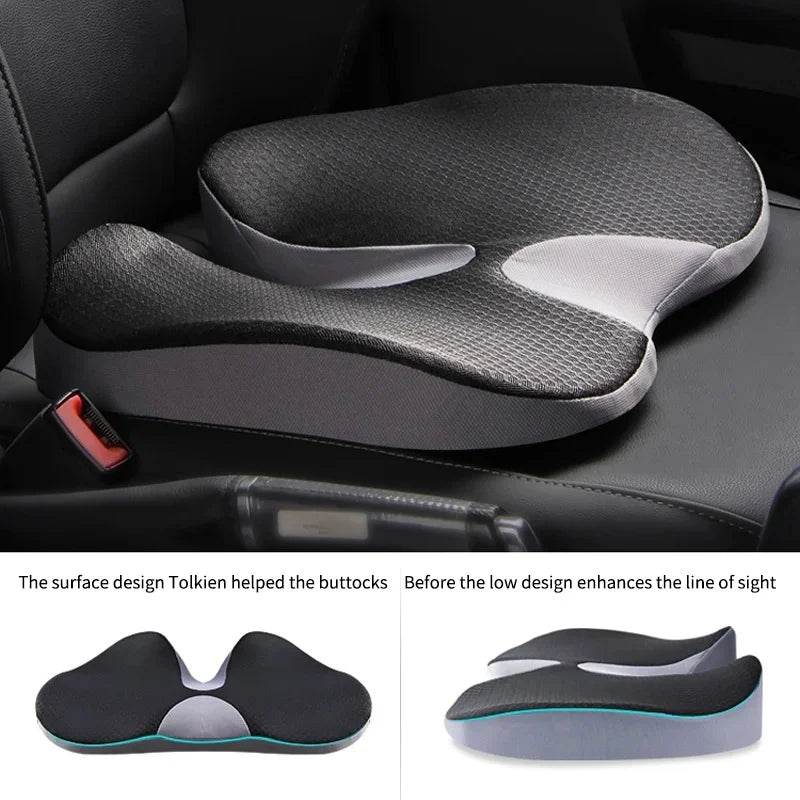 Memory Foam Non-Slip Seat Cushion – Office Chair & Car Seat Cushion Axl