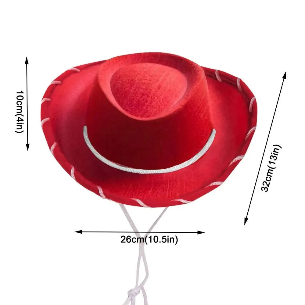 Adjustable Wide Brim Cowboy Hat – Party, Cosplay & Dress-Up Costume Cowboy Hat Axl