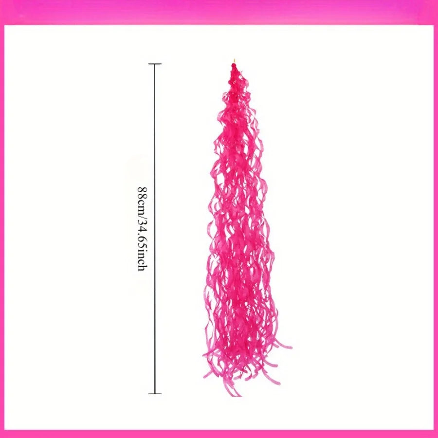 10 Pack Rainbow Spiral Tassel Hanging Streamers | Party Decor Party Hanging Streamers Axl