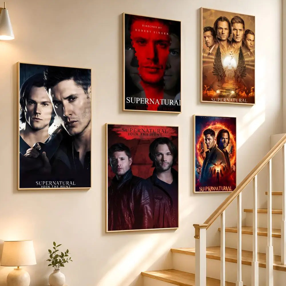 Supernatural TV Series HD Waterproof Poster Stickers Decorative Stickers Axl