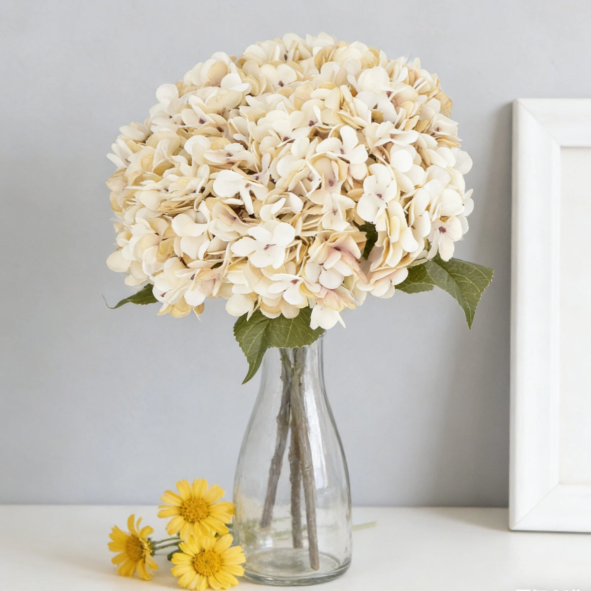 Artificial Silk Hydrangea Bouquet – Wedding & Home Decor Artificial Flower Bouquet Axl