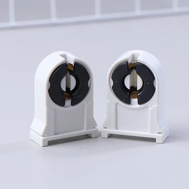 5-Pack T8/G13 Fluorescent Lamp Holders | Heat-Resistant ABS Fluorescent Lamp Holder Axl