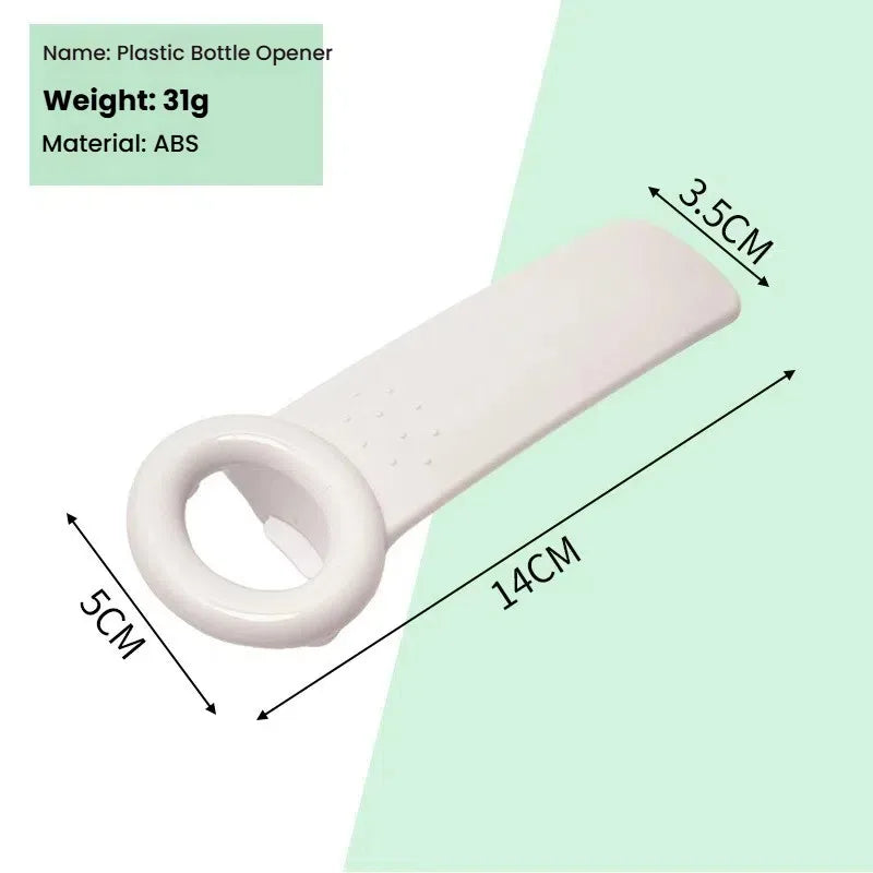 Multifunction Bottle & Can Opener – Non-Slip Manual Tool Bottle Opener Axl WHITE