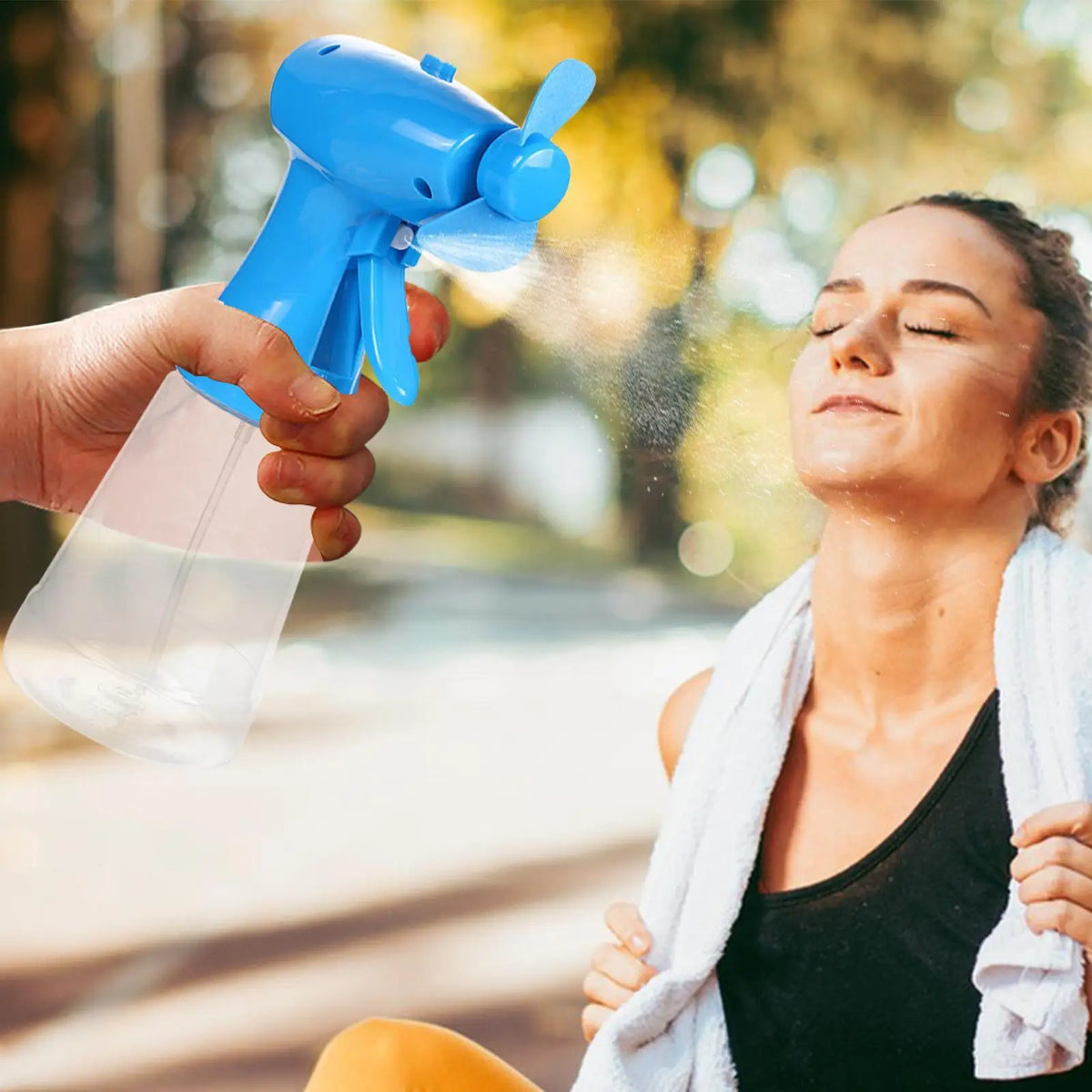 Handheld Misting Fan – Portable Water Spray Cooling Fan Handheld Misting Fan Axl