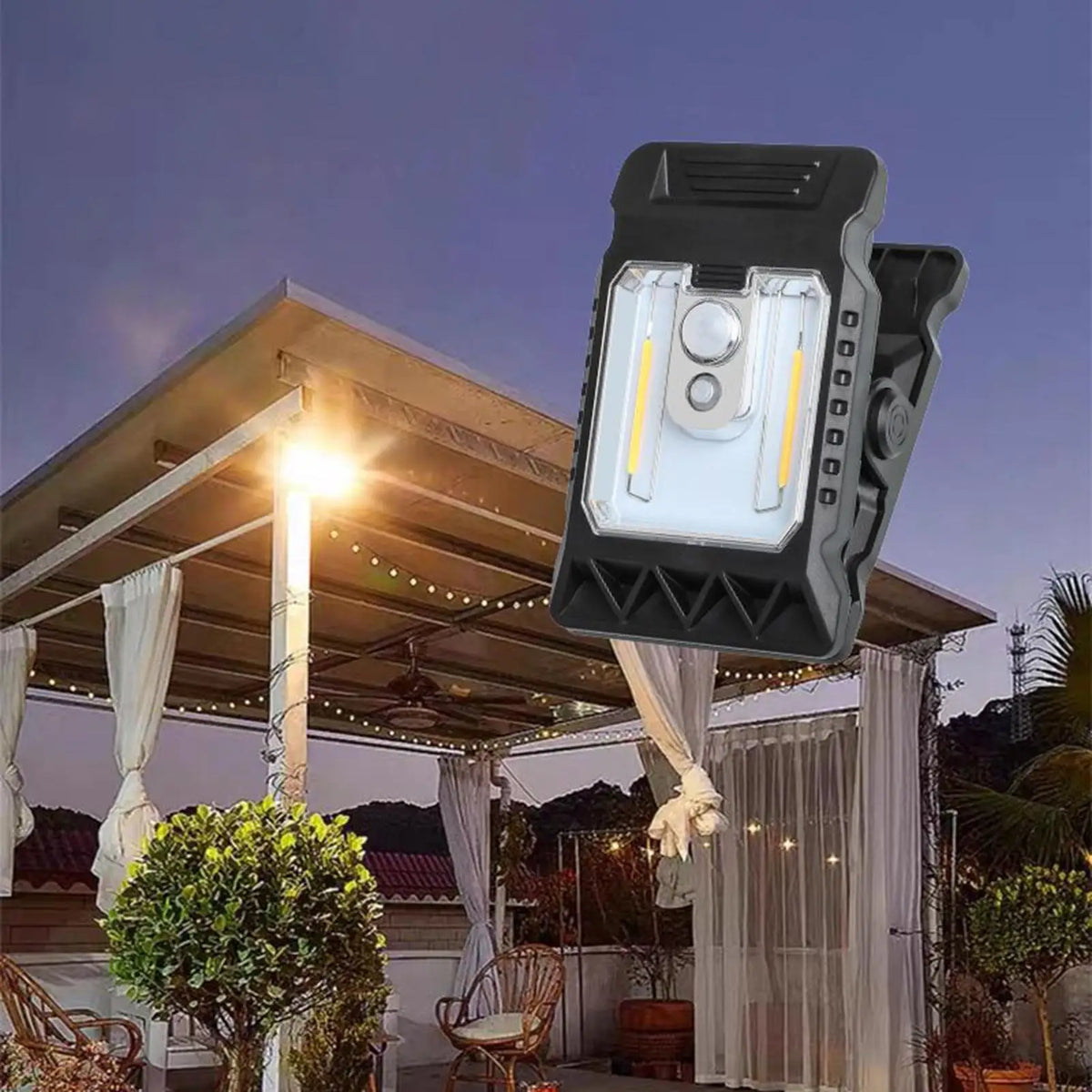 Solar Clip-On Motion Sensor LED Light | 3-Mode Waterproof Solar Motion Light Axl
