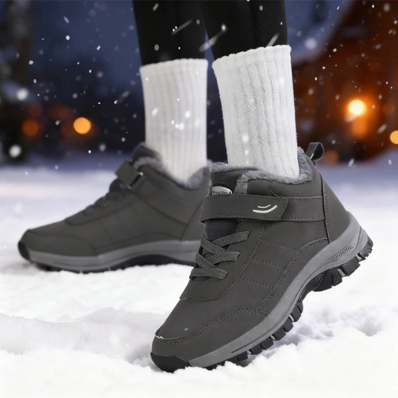 Women's Winter Fur-Lined Ankle Boots – Warm Non-Slip Winter Ankle Boots Axl