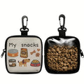 Portable Dog Treat Training Pouch with Zipper & Strap Dog Training Pouch Axl My Snacks 1pc