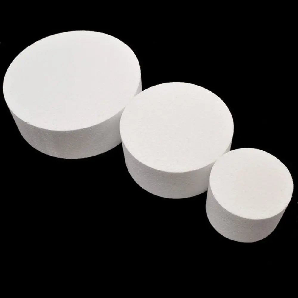 Round Foam Cake Dummy 4–10 Inch | Polystyrene Practice Mould Cake Decorating Mould Axl