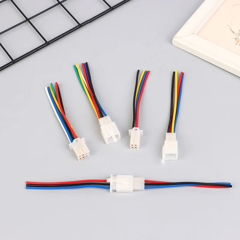 2.8MM Automotive Wire Connector Kit – 2P to 9P Terminal Plugs Wire Terminal Connector Axl