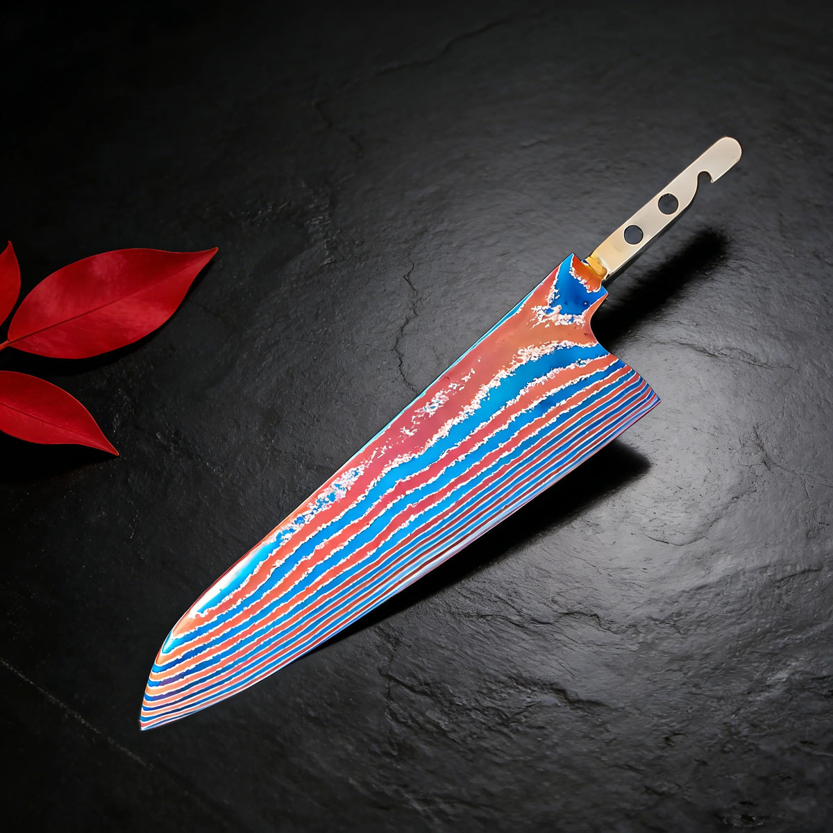Damascus Steel Chef Knife Blank Blade – Hand Forged DIY Knife Blank Blade Axl Knife Blade