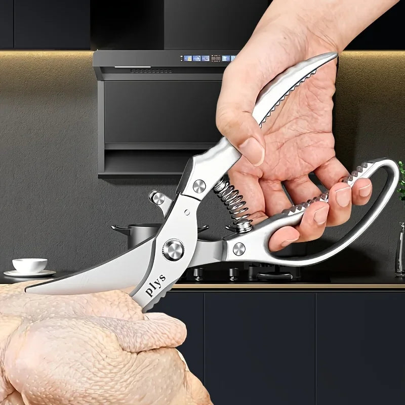 Stainless Steel Kitchen Scissors – Heavy-Duty Poultry Shears Kitchen Shears Axl