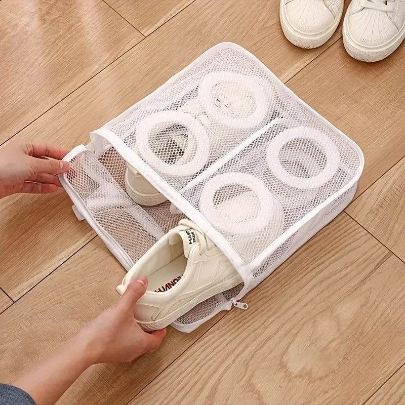 Mesh Laundry Bag for Shoes, Bras & Underwear | Zipper Closure Mesh Laundry Bag Axl