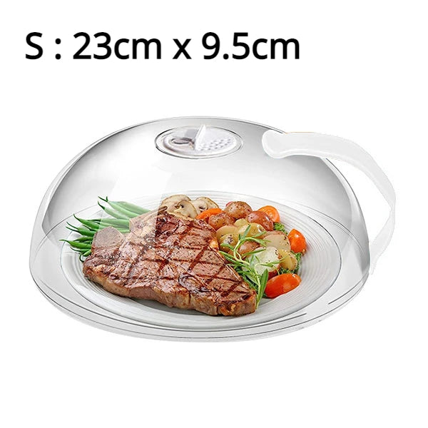 Large BPA-Free Microwave Splatter Cover with Adjustable Vents Microwave Splatter Cover Axl Small