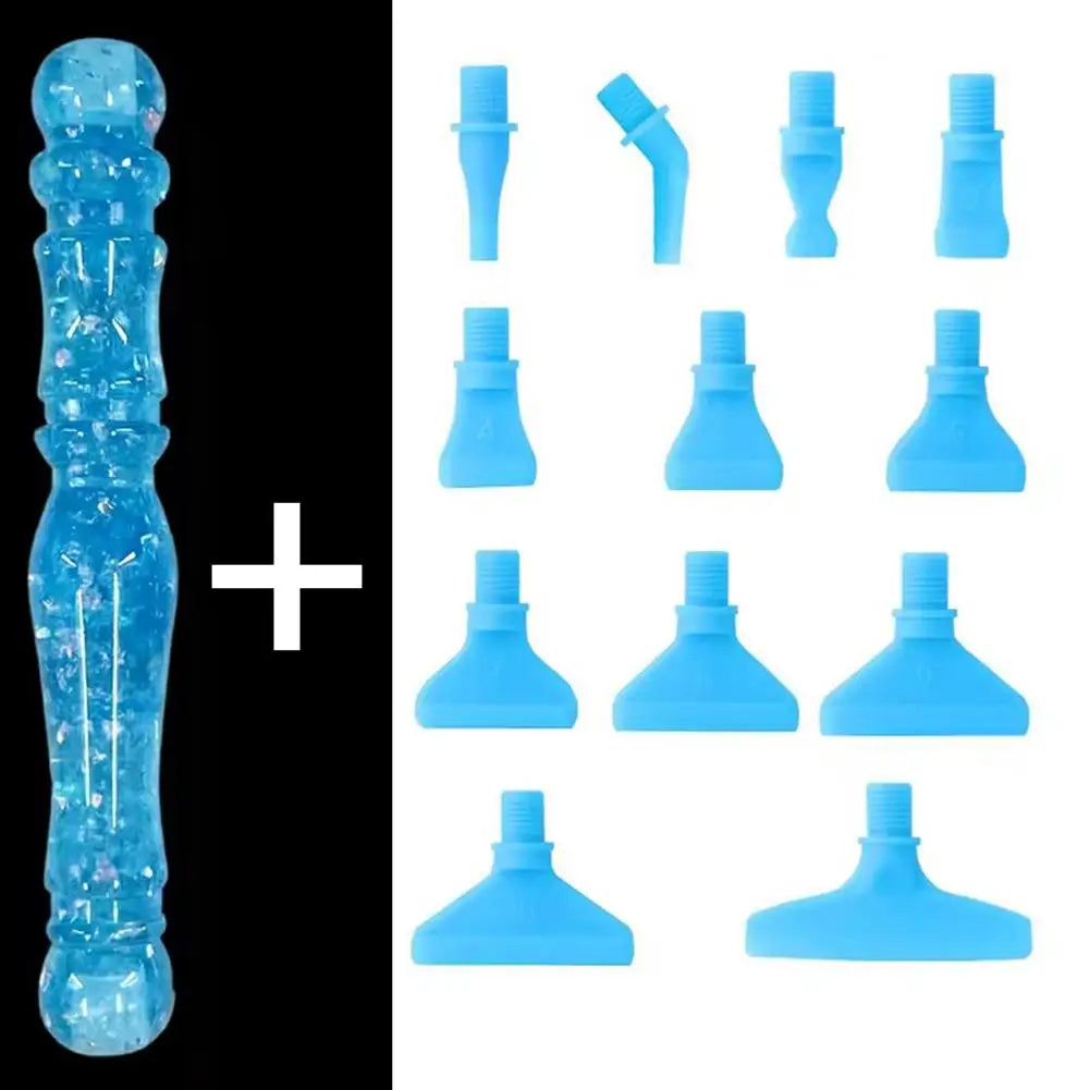5D Diamond Painting Pen with 12 Replaceable Tips | Dotting Tool Diamond Painting Pen Axl D